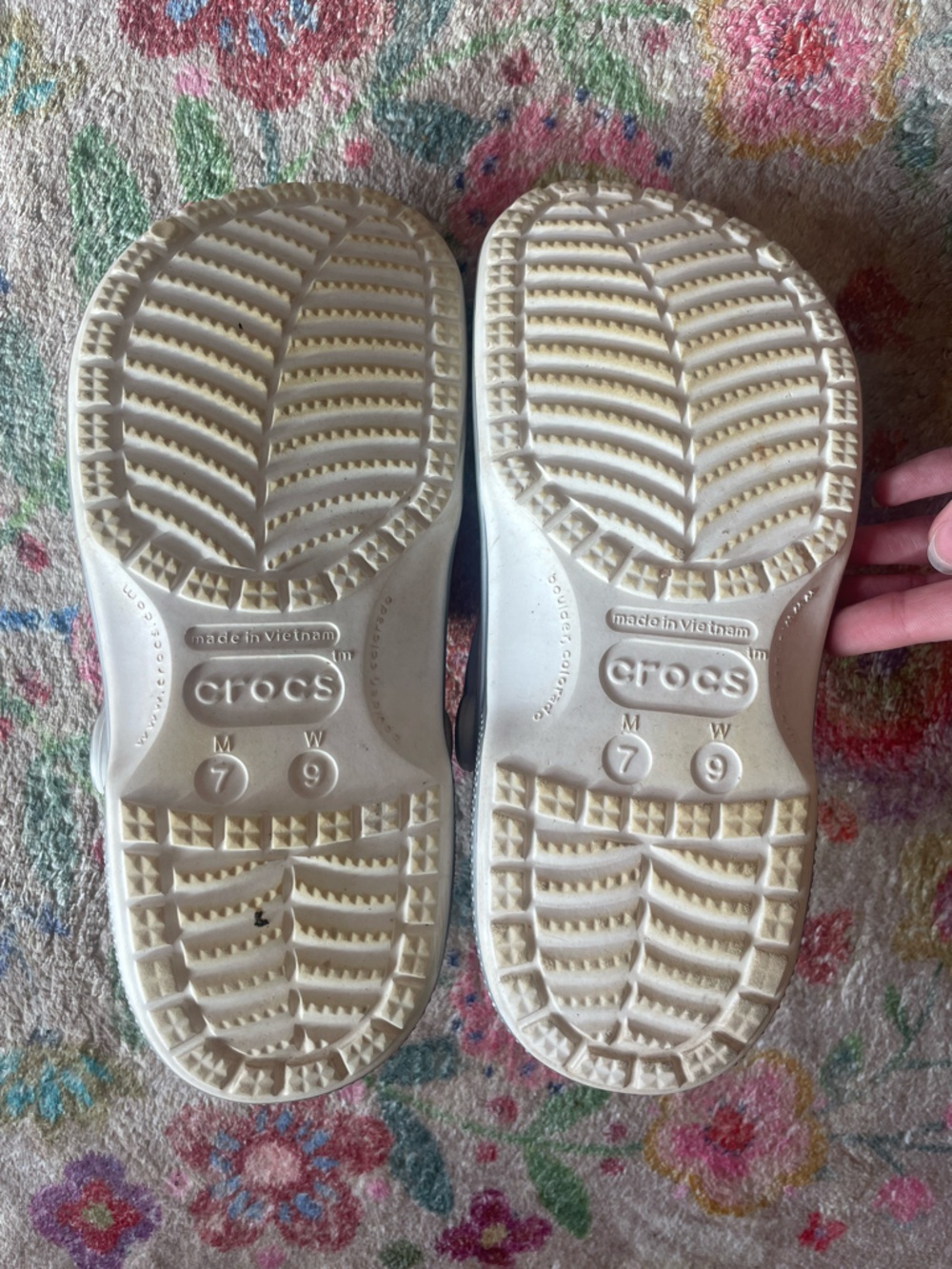 Silver Sherpa Lined Crocs - Picture 7 of 7